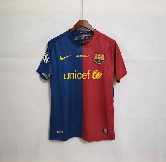 Camiseta Barcelona Retro 2009 Final Roma